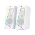 Caixa de Som Gamer Redragon Anvil GS520W RGB 10W Branco Caixa de Som Gamer Redragon Anvil GS520W RGB 10W Branco