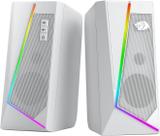 Caixa de Som Gamer Redragon Anvil RGB USB - Branco