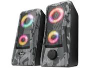 Caixa de Som Gamer Trust GXT 606 Javv RGB Iluminado 2.0