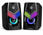 Caixa De Som HP Gamer RGB Speaker Multimídia 2.0 6W RMS Pc Notebook Caixa De Som HP Gamer RGB Speaker Multimídia 2.0 6W RMS Pc Notebook