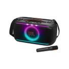Caixa De Som Jbl Partybox On The Go 2 Preta Com Microfone