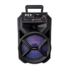 Caixa de Som Karaokê Hit 1 Mic Portatil Multimidia 200W Preto Letron Caixa de Som Karaokê Hit 1 Mic Portatil Multimidia 200W Preto Letron