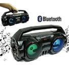 Caixa De Som Km-s1 Portátil Sem Fio Bluetooth Tws Led Kimiso com microfone