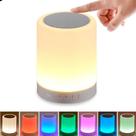Caixa De Som Luminária Abajur Led Rgb Portátil Usb Bluetooth Touch LED