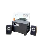 Caixa De Som Multimidia 2.1 Subwoofer Usb Para Pc E Tv
