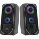 Caixa de Som Multimidia Gamer BLACK HAWK RGB Fortrek G