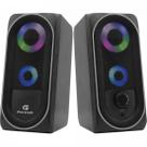 Caixa de Som Multimidia Gamer BLACK HAWK RGB Fortrek G