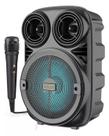 Caixa de som oscar box 20w c01 microfone xdg64