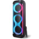 Caixa de Som para Festa Dolphin KP-380 Tripla 8" Bluetooth LED