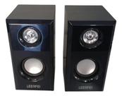 Caixa De Som Para Notebook Wooden Speaker Leerfei D-92