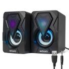 Caixa de som para PC Gamer RGB 2.0 6W P2+Usb Exbom CS-C20