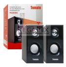 Caixa de Som PC MTS-8892 de Madeira - Tomate