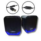 Caixa de som pc notebook 12w knup led azul Caixa de som pc notebook 12w knup led azul