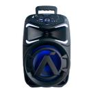 Caixa De Som Portátil Bluetooth 250w Cor Preto Aquario