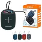 Caixa de Som Portátil Bluetooth Amplificada 8W Rms Real IPX6 Tws Leds RBG Mp3 Cartão SD Usb ENVIO