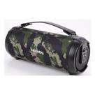 Caixa De Som Portátil Bluetooth Daewoo 60w Soundbox Camuflado TWS Rádio Fm Entrada USB e Auxiliar