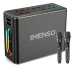 Caixa De Som Portátil Bluetooth Imenso X32 120w Ipx4 C/ 2mic Karaokê