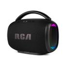 Caixa de Som Portátil Boombox RCA Bluetooth 120W Graves Potentes IPX5 Luzes LED RGB FR213