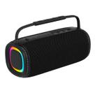 Caixa de Som Portátil com Bluetooth e Luzes LED RGB Potente Caixa de Som Portátil com Bluetooth e Luzes LED RGB Potente