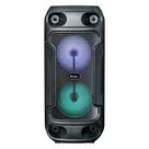Caixa de Som Portátil Sumay Slim Black 80W Bluetooth TWS USB