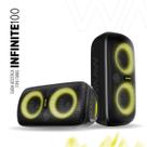 Caixa de Som Portátil WAAW Sound Box Infinite 100 Bluetooth 100W com Som Potente, Bateria Recarregável e Design Compacto
