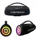 Caixa de som potente bluetooth com led RGB Ka 8418