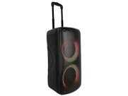 Caixa de Som Pulsebox Trolley LED 2 Alto-Falante 800w Bluetooth USB Pulse SP505