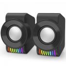 Caixa de som redragon kage gs514, rgb, usb/3.5mm, estéreo 2.0, preto