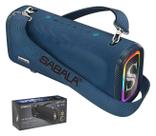 Caixa De Som Sabala Dr908 Pro Bluetooth 120w Eq 20800mah Usb Cor Azul
