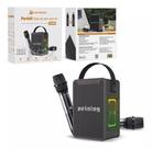 Caixa de Som Sem Fio Portátil Peining Com Microfone sem fio, Luz RGB 150w a prova de Água
