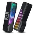 Caixa De Som Soundbar Gamer RGB USB Para Computador Notebook Som Limpo