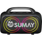 Caixa de Som Sumay CSP1318 PowerBlack 150w Bluetooth Preta