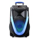 Caixa de Som Sunny 2 800W Bluetooh Rádio FM LED RGB Conexão TSW Recarregável Multilaser