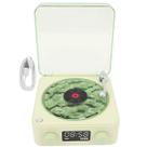 Caixa de Som Toca Disco Vinil Vitrola Blluetooth Cartao Tf Usb Portatil Recarregavel Musica Iluminaçao Decoraçao
