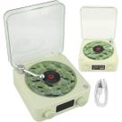 Caixa de Som Toca Disco Vinil Vitrola Bluetooth Cartao Tf Musica Iluminaçao Usb Recarregavel Vintage Retro Decoraçao