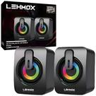 Caixa De Som Usb Lehmox Rgb Hyper GT Bivolt - LEY-1917 Caixa De Som Usb Lehmox Rgb Hyper GT Bivolt - LEY-1917