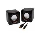 Caixa de som Usb+P2 6W - Par - Cores Diversas