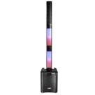 Caixa De Som Vertical Array 400W Bluetooth Sub 8 Polegadas Torre Com 4 Falantes De 2,75 Polegadas