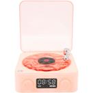 Caixa de Som Vitrola Toca Disco Usb Recarregavel Bluetooth Cartao Tf Musica Iluminaçao Led Decoraçao Retro Vintage