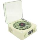 Caixa de Som Vitrola Toca Disco Vinil Usb Recarregavel Bluetooth Cartao Tf Musica Led Ambiente Decoraçao Vintage Retro