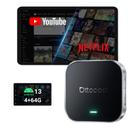 Caixa de Streaming para Carro OTTOCAST E2 Android 13 CarPlay Sem Fio