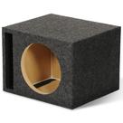 Caixa de subwoofer de áudio de carro QPower Single Dual-Vented de 12 polegadas