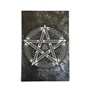 Caixa de Tarô e Espelhos - Triskle e Pentagrama - Artesanal