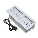 Caixa De Tomada 7 Blocos Embutir 5 Tomadas 20A 2 USB 9.0A Caixa De Tomada 7 Blocos Embutir 5 Tomadas 20A 2 USB 9.0A
