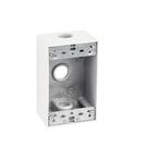 Caixa de tomada elétrica à prova de intempéries Sealproof 1 módulo 9 cm
