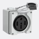 Caixa de tomada elétrica Muelnmey 50 Amp NEMA 14-50R 125/250V ETL
