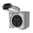 Caixa de tomada elétrica RV STARELO 50A NEMA 14-50R 125/250V ETL listada