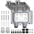 Caixa de tomada externa Joinfworld IP66 à prova dágua 15A 250V Caixa de tomada externa Joinfworld IP66 à prova dágua 15A 250V