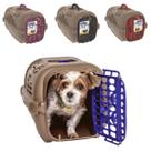 Caixa De Transporte Cães Gatos Viagem Premium Gold N 3 Até 10kg