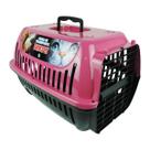 Caixa De Transporte N2 Rosa Pet Gato Gaiola Carregar Coelhos